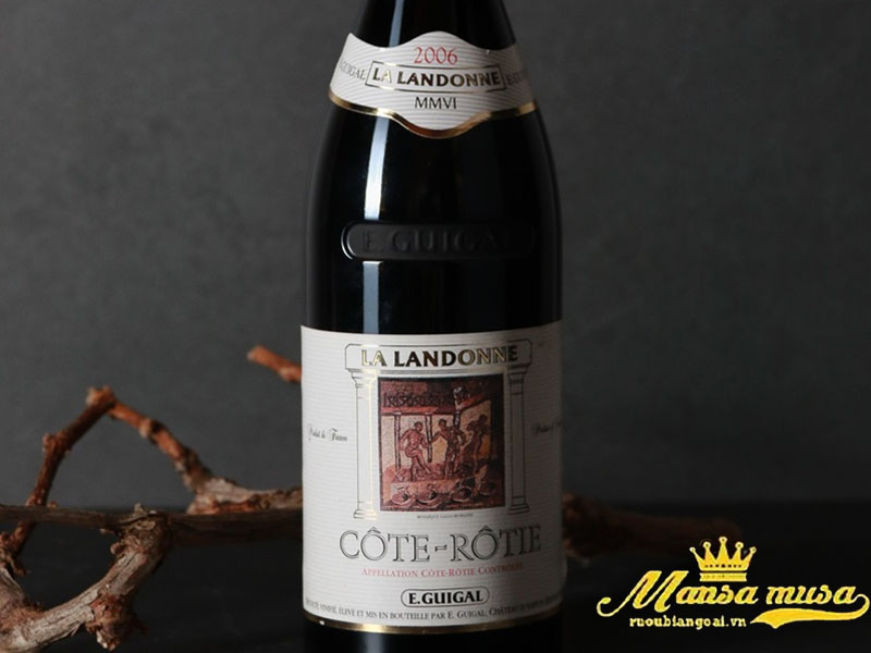 Vang pháp guigal, la landonne, cote rotie 2015