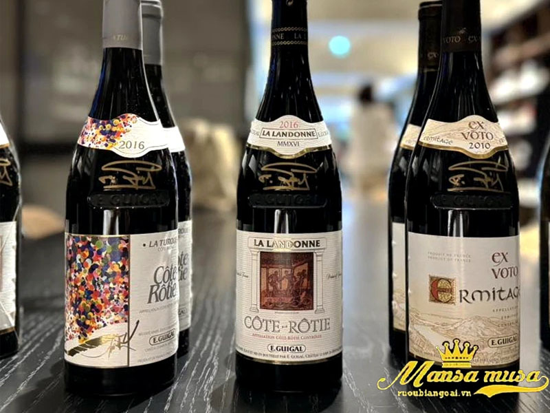 Vang pháp guigal, la landonne, cote rotie 2018
