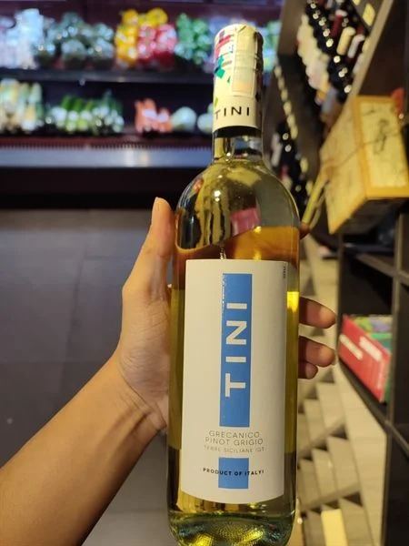 Rượu vang Ý Tini Grecanico Pinot Grigio Terre Siciliane