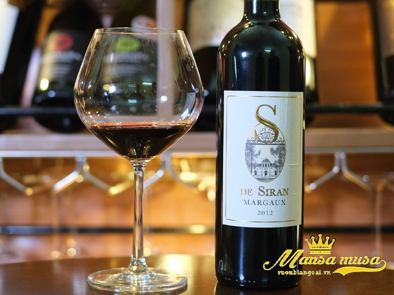 Vang Pháp De Siran Margaux 2017 Vang Pháp De Siran Margaux 2017
