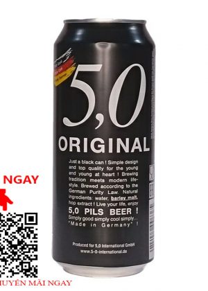 bia đức 5,0 original pils beer 5% - lon 500ml