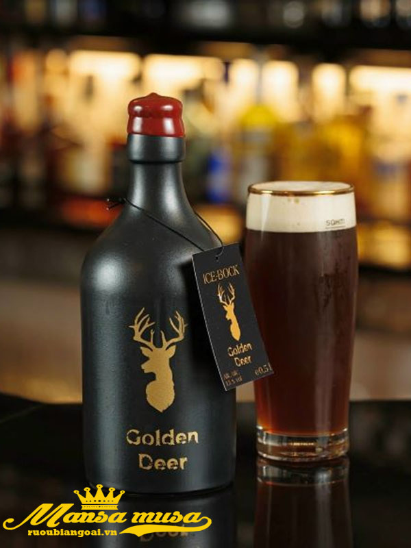 bia đức golden deer 13% - chai 500ml 