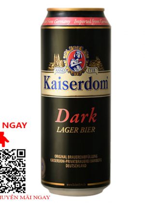 bia đức kaiserdom dark lager 4.7% - lon 500ml