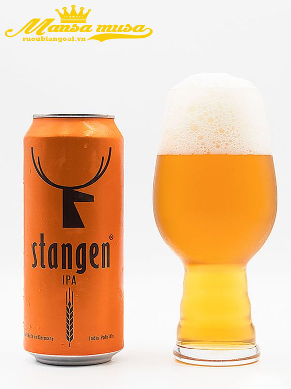 bia đức stangen ipa 5% - lon 500ml