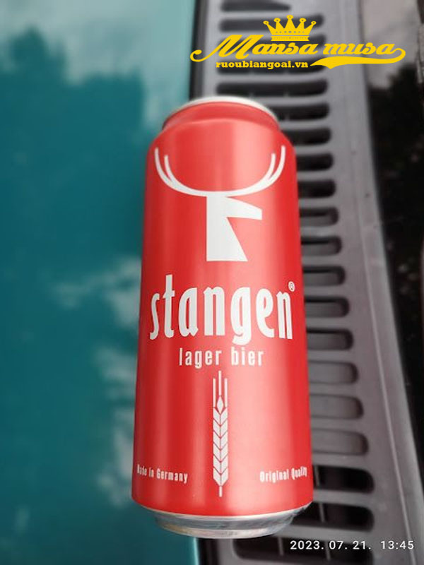 bia đức stangen lager 5.4% - lon 500ml 