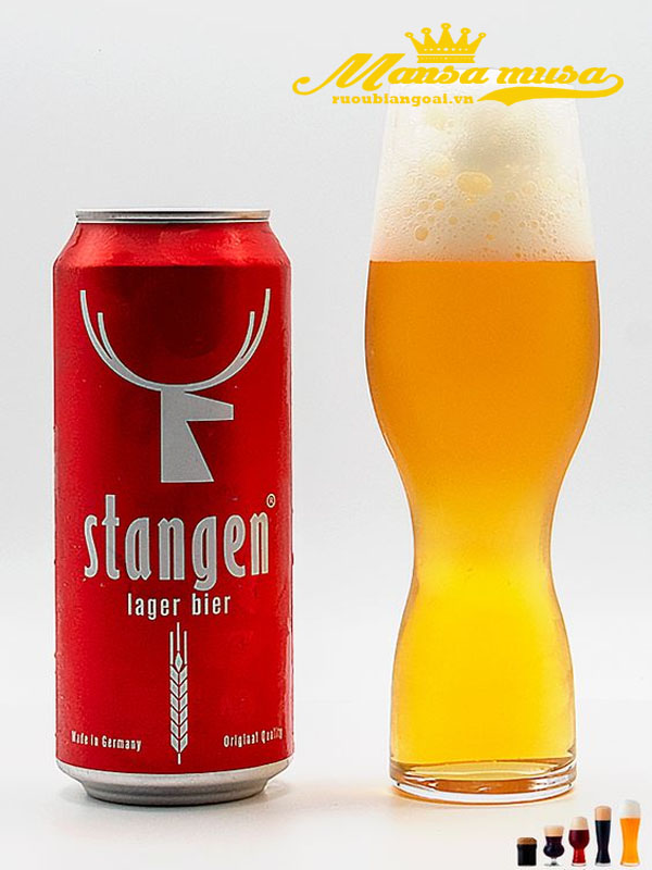 bia đức stangen lager 5.4% - lon 500ml