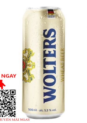 bia đức wolters weizen 5.3% - lon 500ml