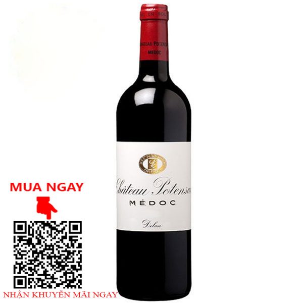 rượu vang chateau pontensac medoc 2015