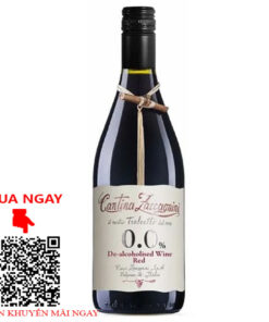 rượu vang đỏ không cồn cantina zaccagnini de-alcoholised wine red