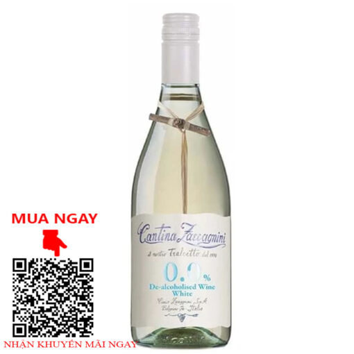 Rượu vang trắng không cồn Cantina Zaccagnini De-Alcoholised Wine White