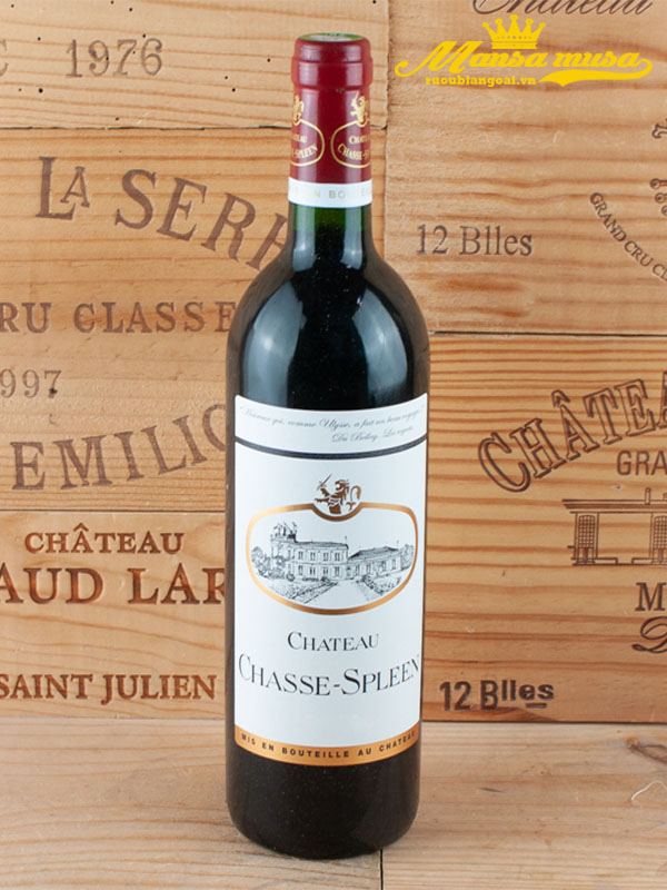 rượu vang pháp chateau chasse - spleen cru bourgeois 