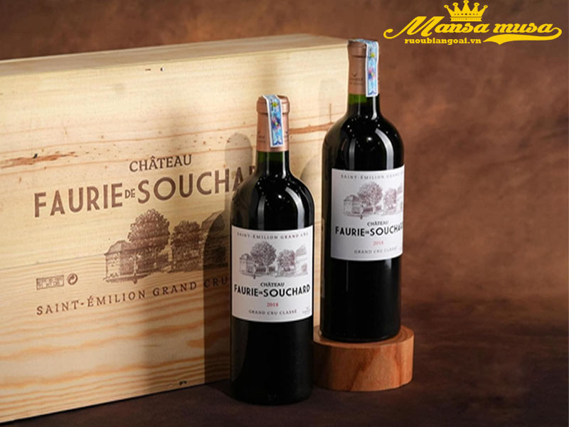  rượu vang pháp chateau faurie de souchard 2018 