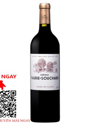 rượu vang pháp chateau faurie de souchard 2018