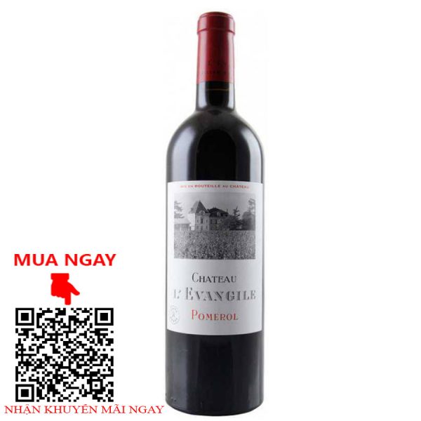 rượu vang pháp chateau i'evangile pomerol 2016