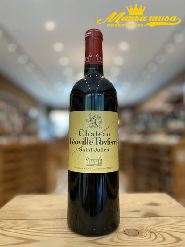 rượu vang pháp chateau leoville poyferre 2014