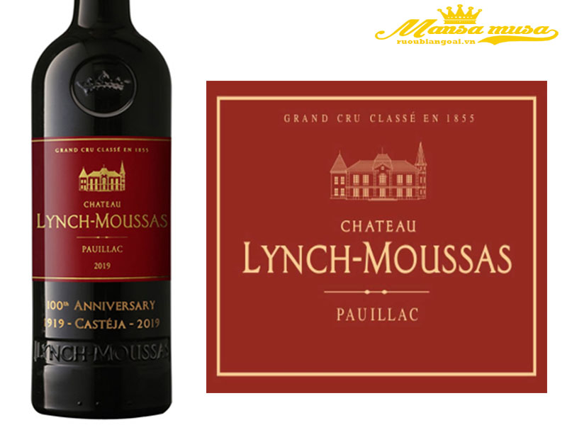 rượu vang pháp chateau lynch moussac 2019 