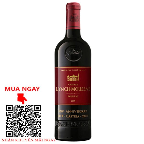 rượu vang pháp chateau lynch moussac 2019