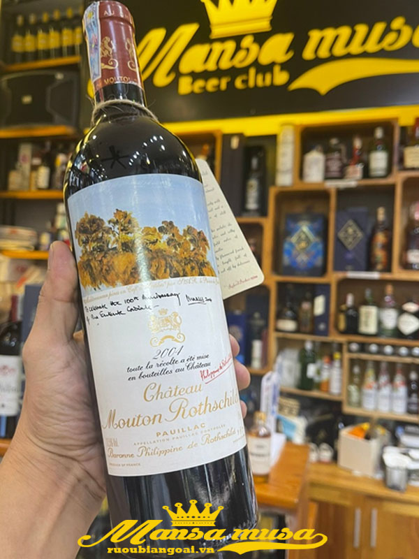 rượu vang pháp chateau mouton rothschild 2004