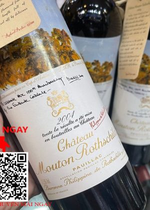 rượu vang pháp chateau mouton rothschild 2004