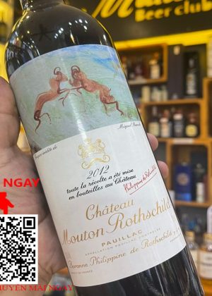 rượu vang pháp chateau mouton rothschild 2012