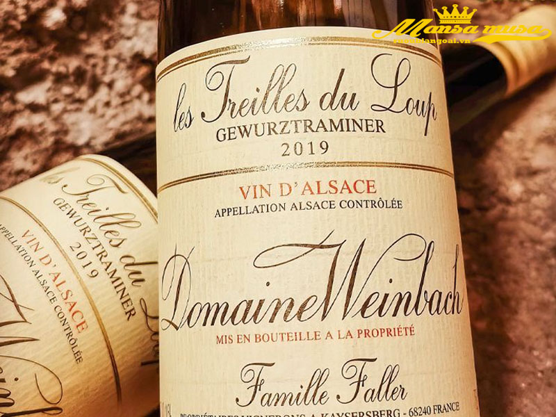 rượu vang pháp les treilles du loup gewurztraminer 