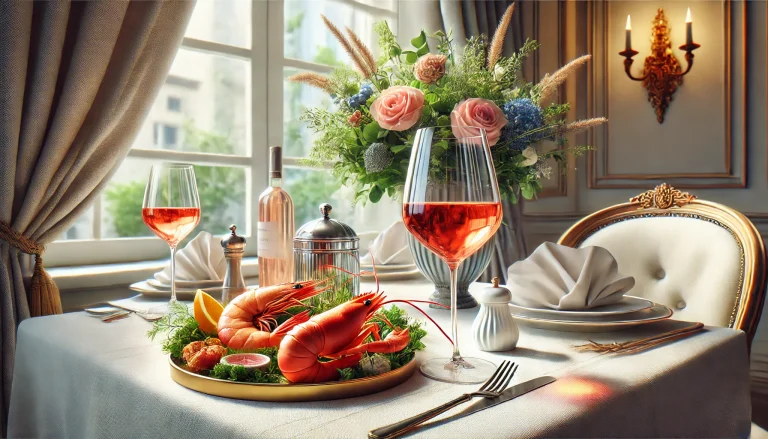 Rượu vang với hải sản