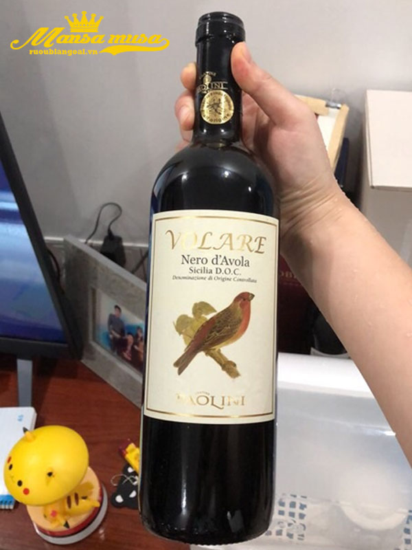 rượu vang ý cantine paolini volare nero d'avola