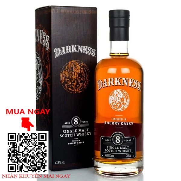 rượu whisky darkness 8 year