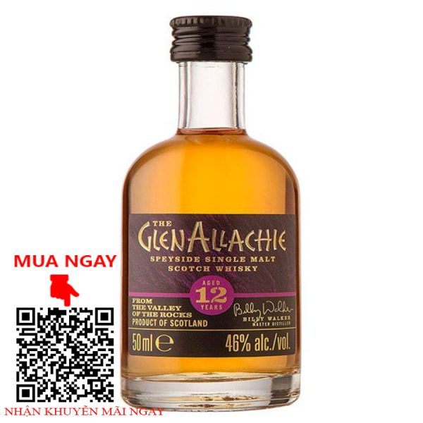 rượu whisky glenallachie 12 swsw miniatures