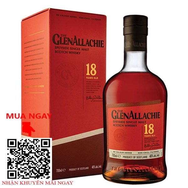 rượu whisky glenallachie 18 year