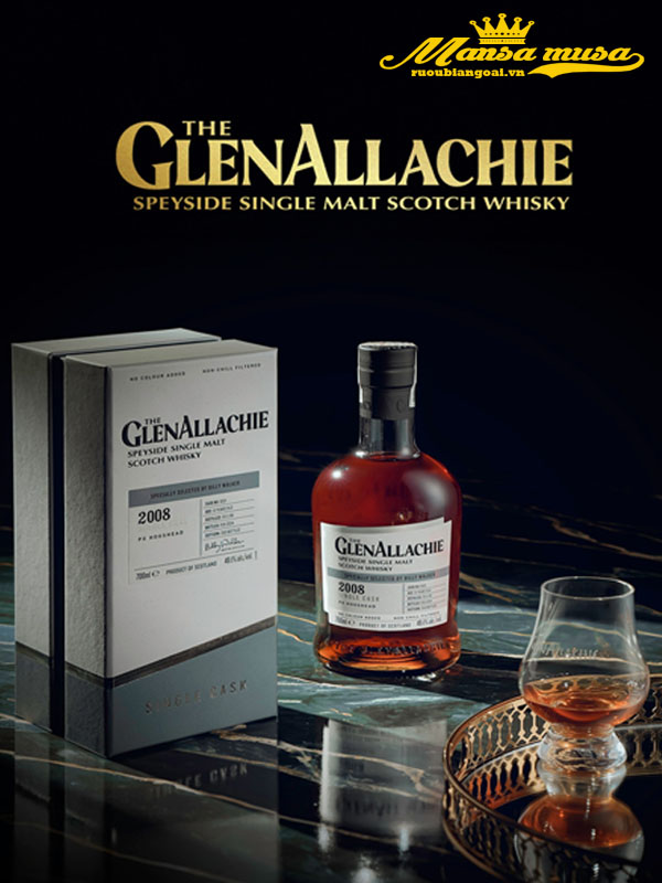 rượu whisky glenallachie 2008 px hogshead cask no.6521