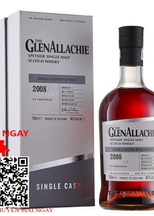 rượu whisky glenallachie 2008 px hogshead cask no.6521