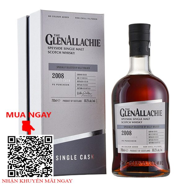 rượu whisky glenallachie 2008 px puncheon cask no.805428