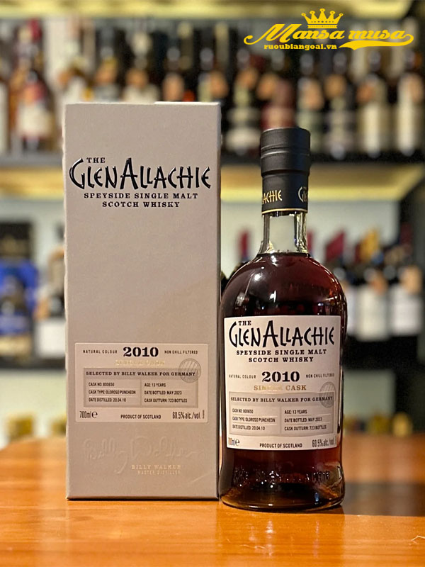 rượu whisky glenallachie 2010 oloroso punchoen cask no.805051