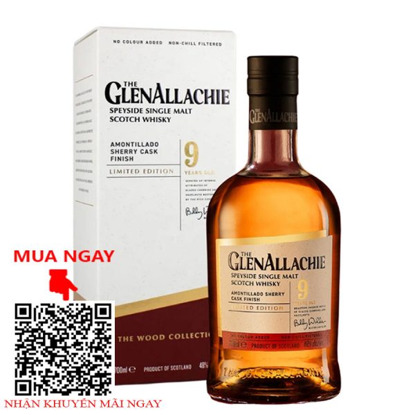 rượu whisky glenallachie 9 amontillado sherry cask finish