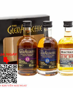 rượu whisky glenallachie mini set 3 chai 50ml