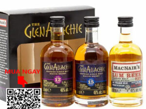 rượu whisky glenallachie mini set 3 chai 50ml