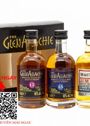 rượu whisky glenallachie mini set 3 chai 50ml