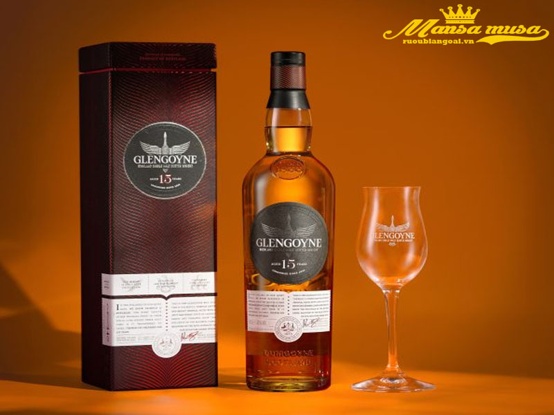 rượu whisky glengoyne 15y chai 700ml