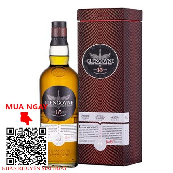 rượu whisky glengoyne 15y chai 700ml