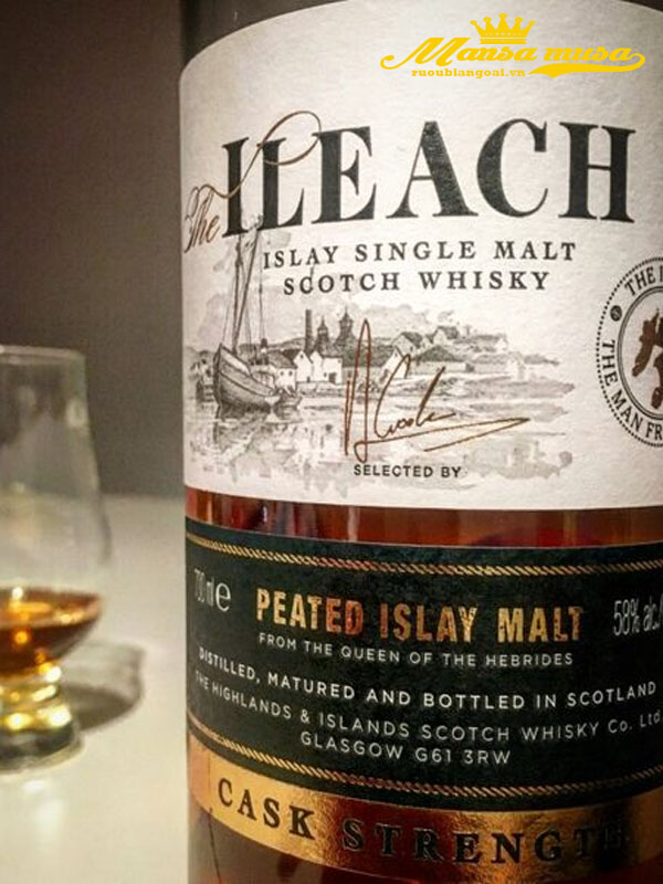 rượu whisky the ileach cask strength