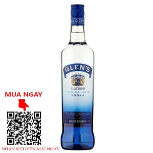 Rượu Vodka Scotland Glen's Platinum