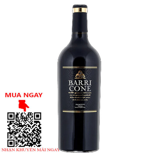 Rượu vang Ý Barri Cone Primitivo