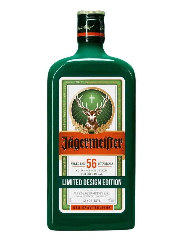 rượu đức jagermeister x pantone: herbal green