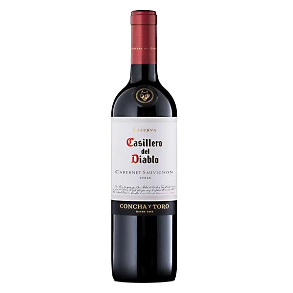rượu vang đỏ Casillero del diablo cabernet sauvignon 750ml