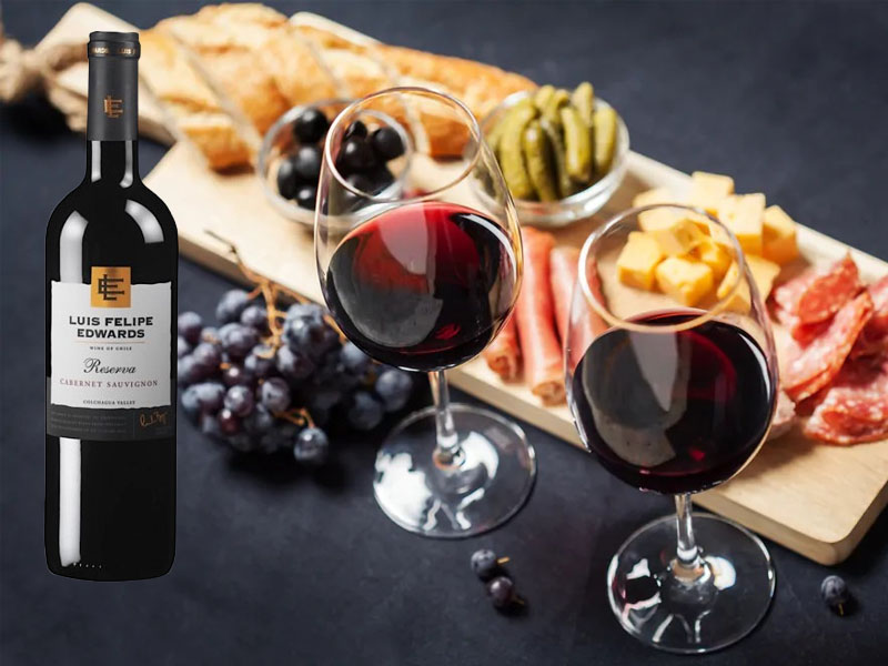 rượu vang luis felipe edwards reserva cabernet sauvignon