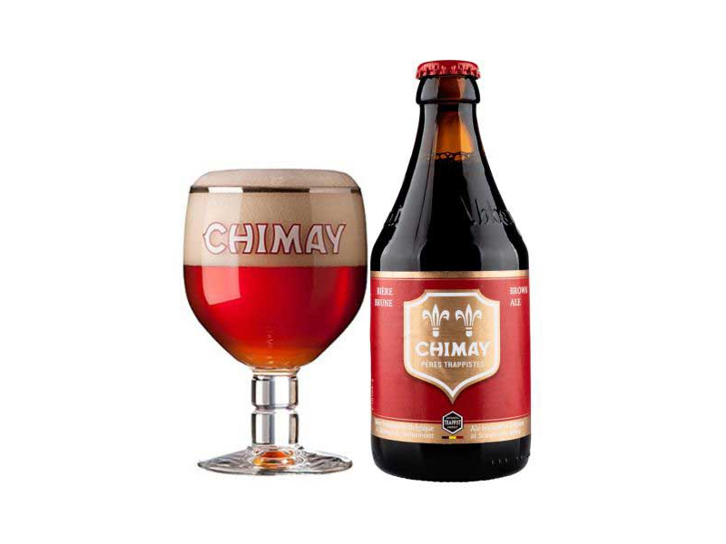 Bia bỉ chimay đỏ 7% chai 330ml