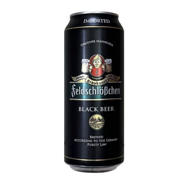 Bia feldschlobchen black lon 500ml