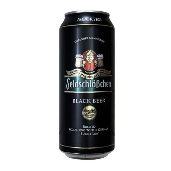 Bia feldschlobchen black lon 500ml