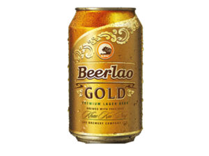 Bia lao gold 5 % lon 330ml